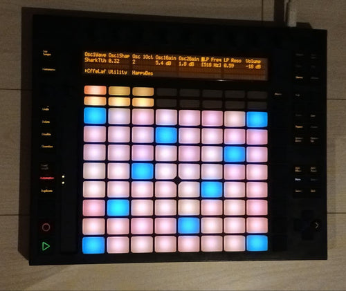 Expansion Pad Sampler Effector Ableton Push Midi Live12