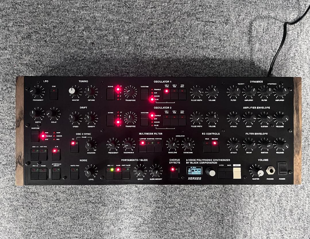 Analog Synthesizer Black Corporation Xeries Mk2