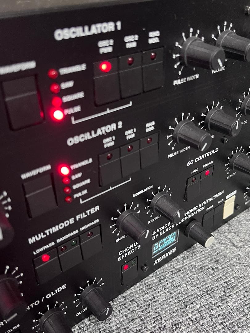 Analog Synthesizer Black Corporation Xeries Mk2