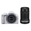 Digital Slr Canon Eos R50 (Rf-S18-45+Rf-S55-210) /Aps-C/ 376G Eosr50Wh-Wzk