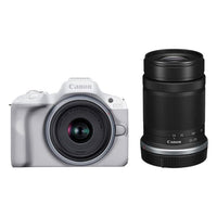 Digital Slr Canon Eos R50 (Rf-S18-45+Rf-S55-210) /Aps-C/ 376G Eosr50Wh-Wzk