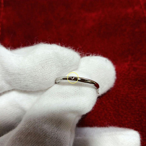 Cartier Rings 0.18Ct Pt950 Gia F
