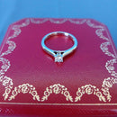 Cartier Rings 0.18Ct Pt950 Gia F