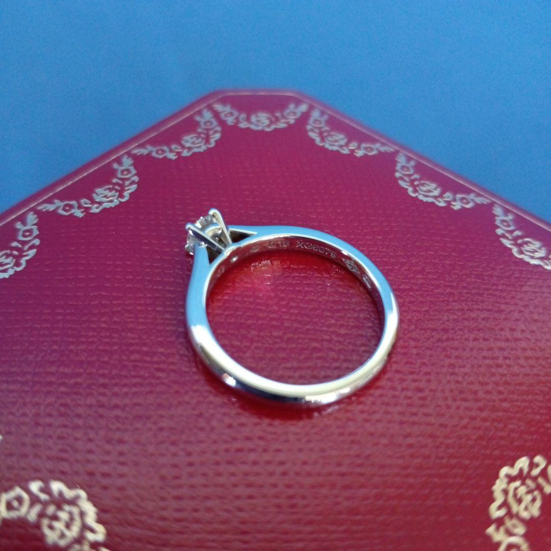 Cartier Rings 0.18Ct Pt950 Gia F