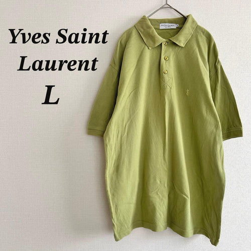 Yves Saint Laurent Polo Shirt L Ysl 90S