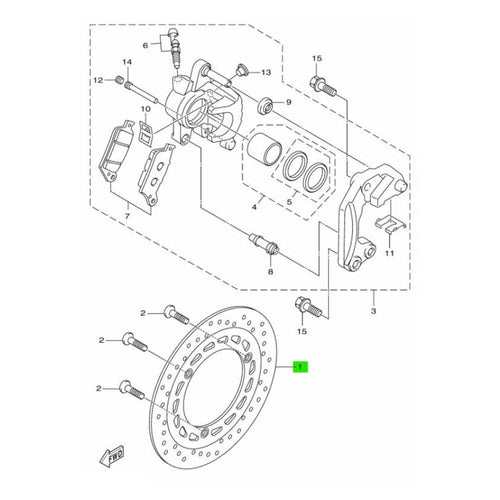 Yamaha Motor Brake 7 X Cygnus Xr B8R-F582W-10