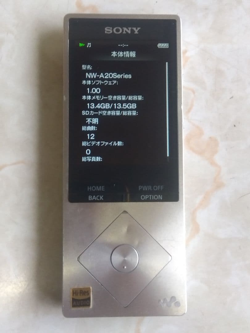 Sony Digital Audio Player Walkman Nw-A25 16G Ok