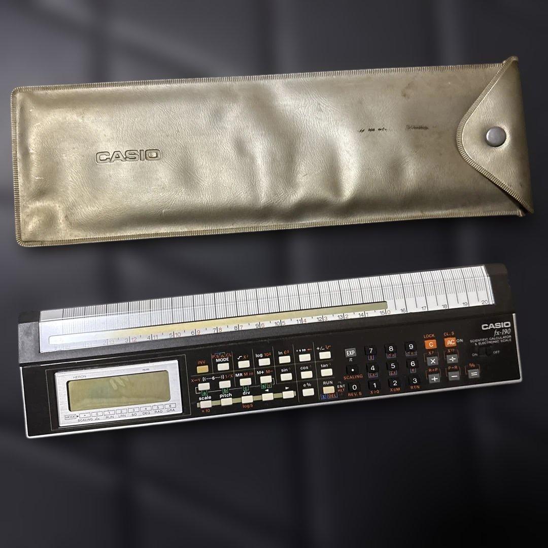 Casio Calculators Fx-190 1983