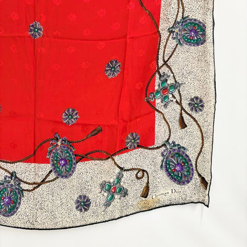 Christian Dior Bandanas Thin Scarves