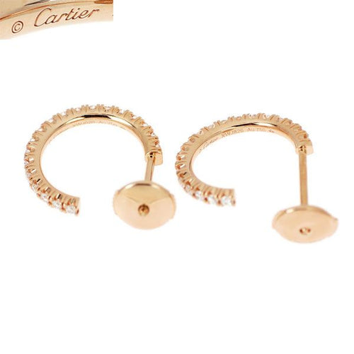 Cartier Earrings (For Both Ears) K18Pg