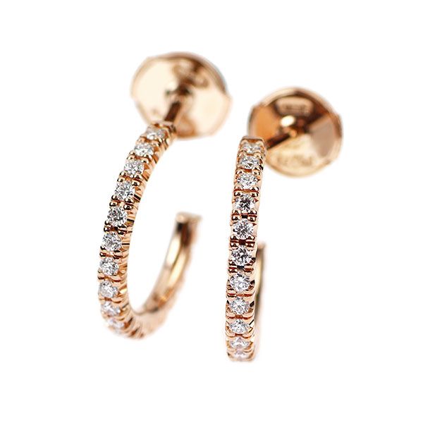 Cartier Earrings (For Both Ears) K18Pg