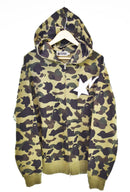 A Bathing Ape Hoodie 1St Camo Full Zip 001Zpj801001M Ll 103Mt-3691