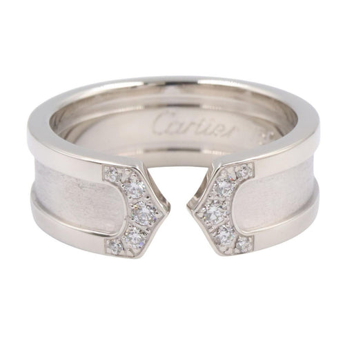 Cartier Ring C2 K18Wg Used A