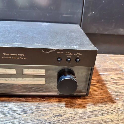 Technics Radio Tuner St-8075 Fm/Am Stereo Made In Gunmetal Black