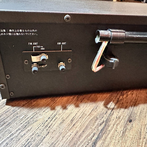Technics Radio Tuner St-8075 Fm/Am Stereo Made In Gunmetal Black
