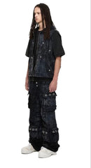 Rick Owens Hoodies The Boy Has No Patience Swag Denim Vest