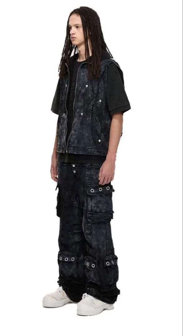 Rick Owens Hoodies The Boy Has No Patience Swag Denim Vest