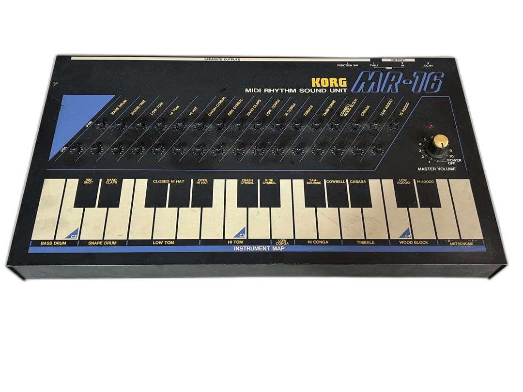 Rhythm Machine Korg Mr-16 Midi