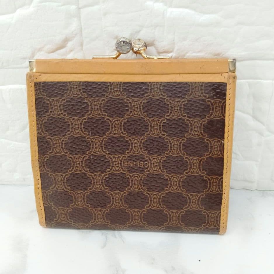 Celine Trifold Wallets Pvc