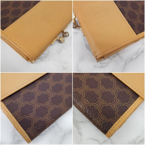 Celine Trifold Wallets Pvc