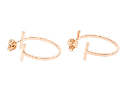 Tiffany Earrings (For Both Ears) Tiffany&Co. T K18 5.0G 473