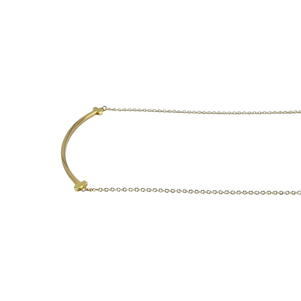 Tiffany Necklace T K18 Pg750 2.8G 671951 13 40.6 46.1Cm/Top 3.7 0.3Cm A