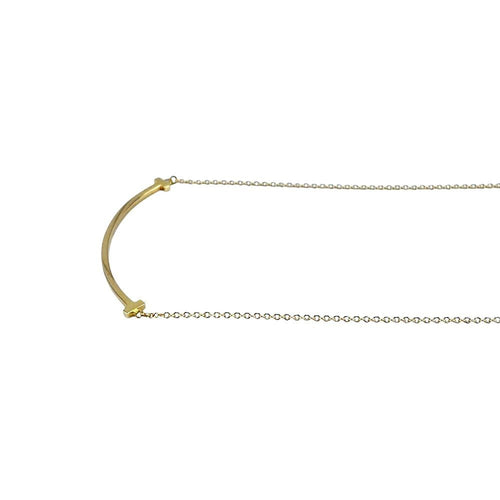 Tiffany Necklace T K18 Pg750 2.8G 671951 13 40.6 46.1Cm/Top 3.7 0.3Cm A
