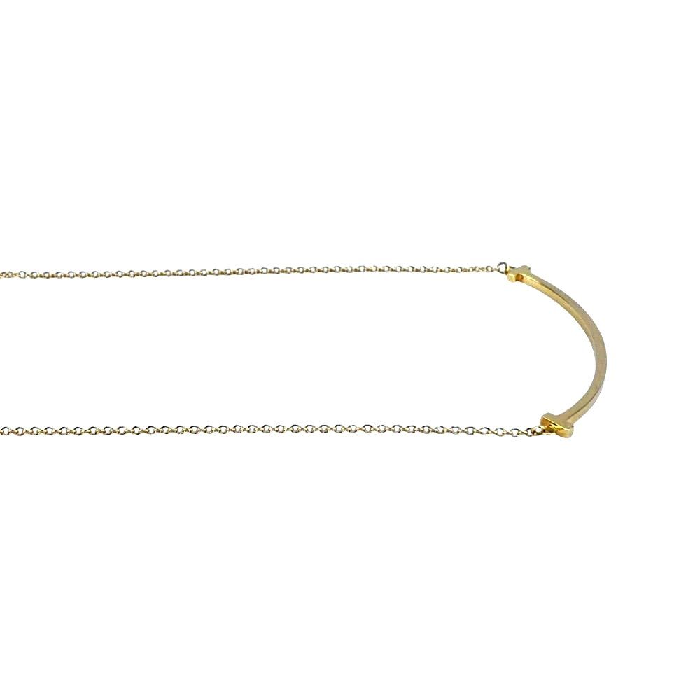 Tiffany Necklace T K18 Pg750 2.8G 671951 13 40.6 46.1Cm/Top 3.7 0.3Cm A