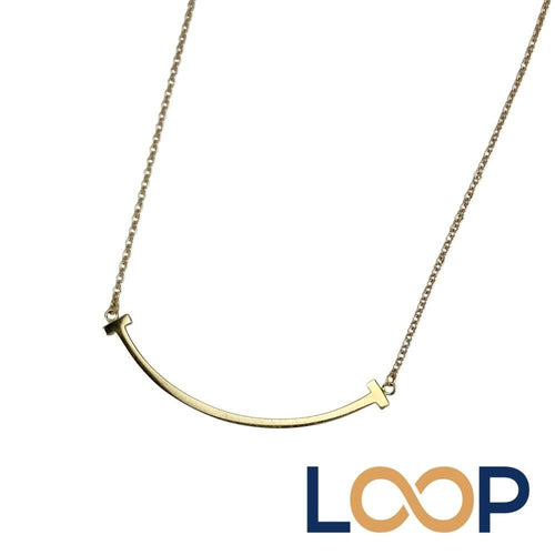 Tiffany Necklace T K18 Pg750 2.8G 671951 13 40.6 46.1Cm/Top 3.7 0.3Cm A