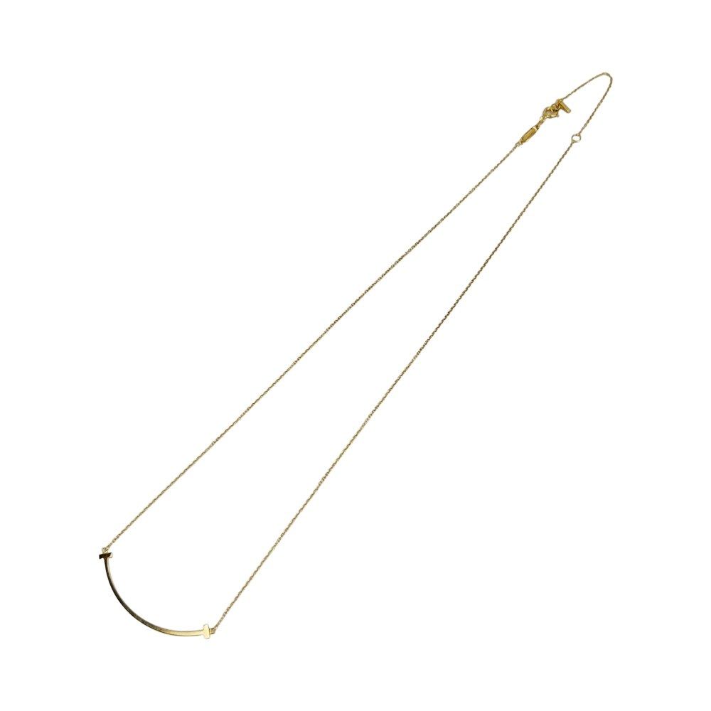 Tiffany Necklace T K18 Pg750 2.8G 671951 13 40.6 46.1Cm/Top 3.7 0.3Cm A