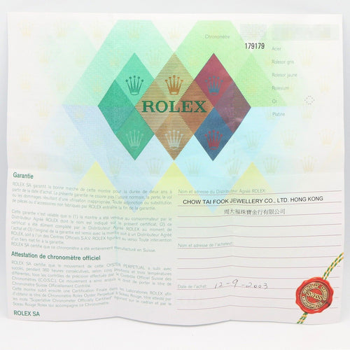 Rolex Others K 179179 Bl/Mr K18Wg Used A