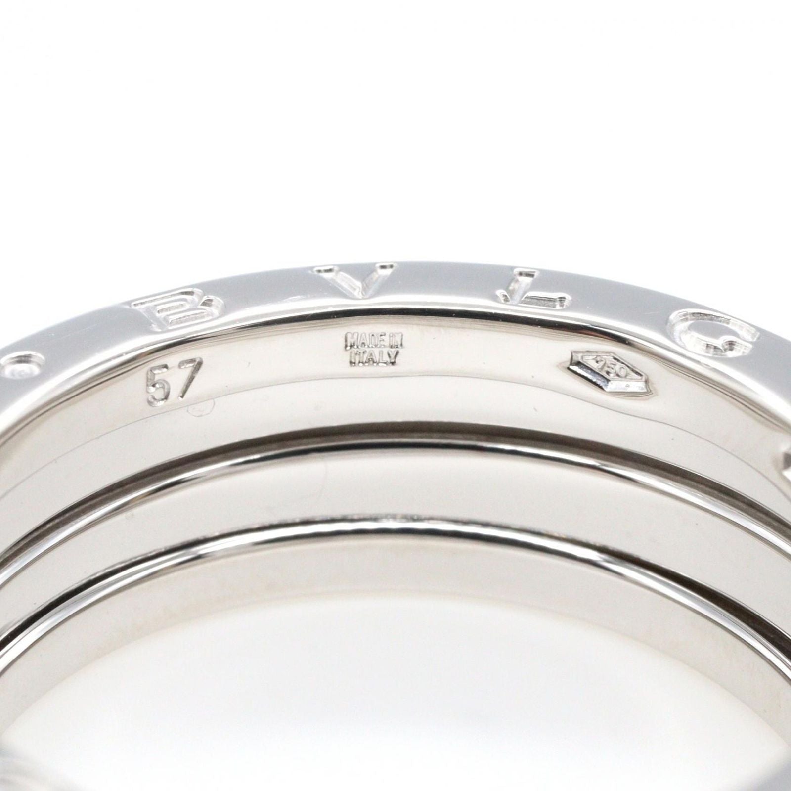 Bvlgari Ring B-Zero1 3 K18Wg Used A