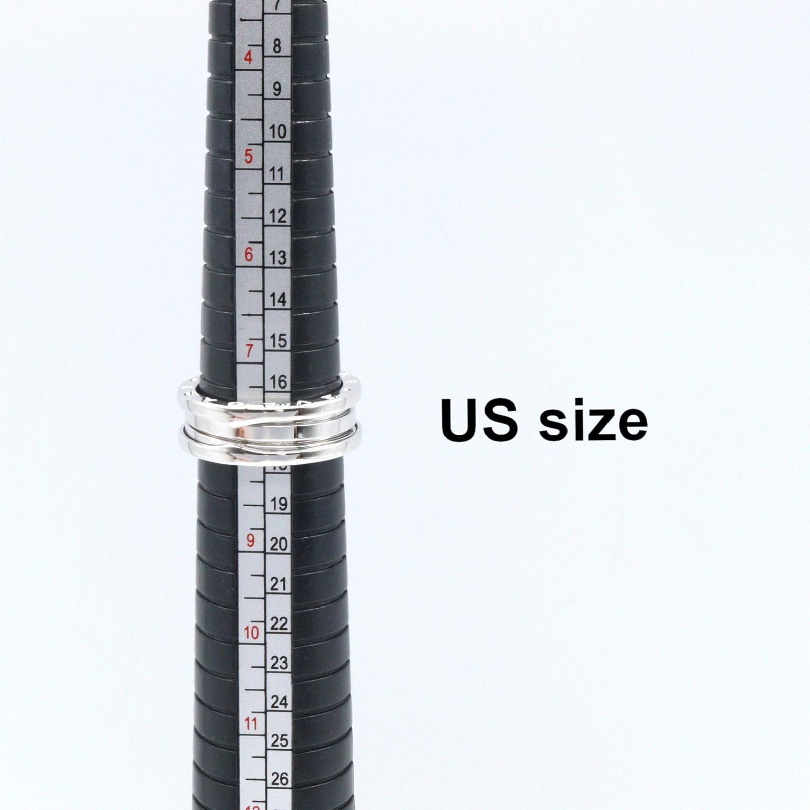 Bvlgari Ring B-Zero1 3 K18Wg Used A