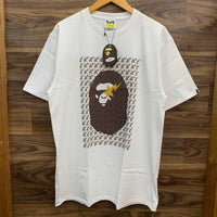 A Bathing Ape T-Shirts Bape Sta Houndstooth Head Tee