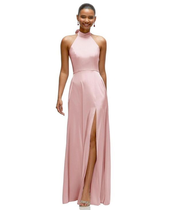 Others After Six Womens Band Collar Halter Open Bac