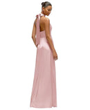 Others After Six Womens Band Collar Halter Open Bac