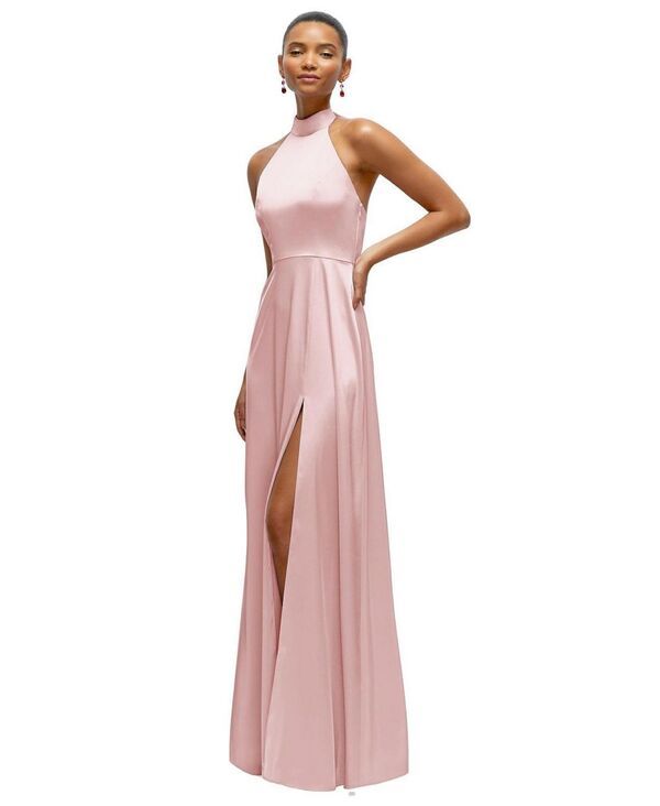 Others After Six Womens Band Collar Halter Open Bac