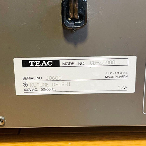Teac Cd Sacd Player Cd-Z5000