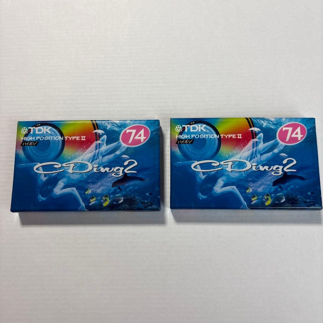 Tdk Cassette Tape Cding2 74 2