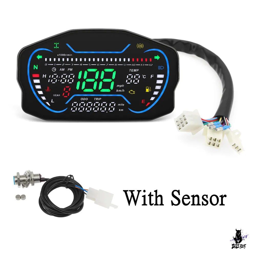 Meter 0-12000Rpm Lcd