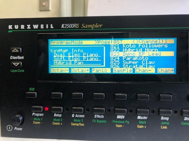 Sampler Kurzweil K2500Rs