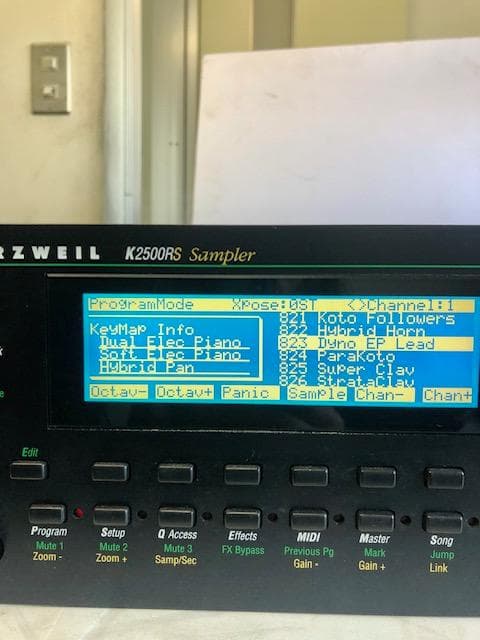 Sampler Kurzweil K2500Rs