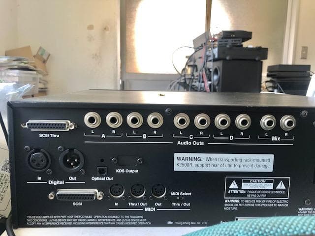 Sampler Kurzweil K2500Rs
