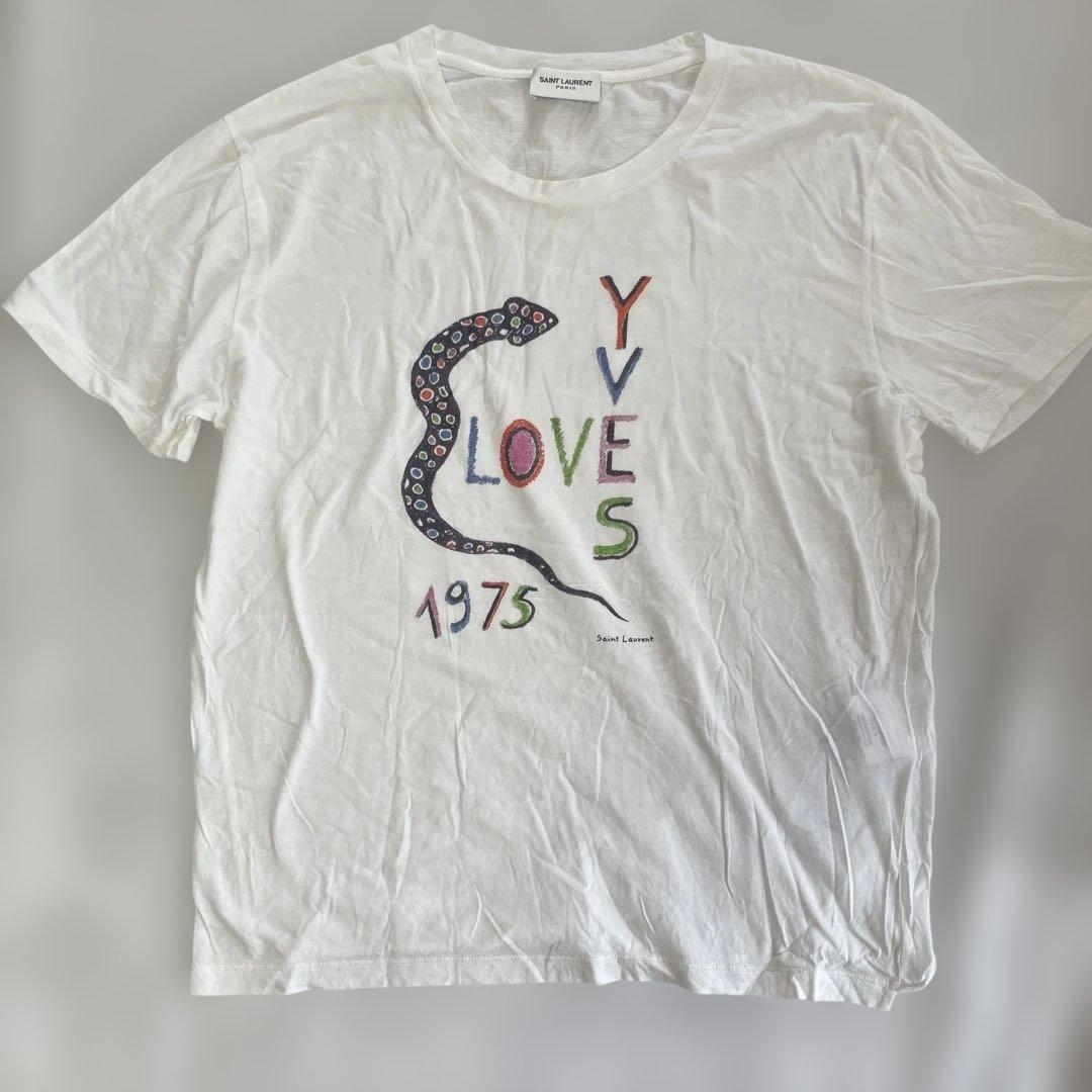 Saint Laurent Paris Short-Sleeve T Love