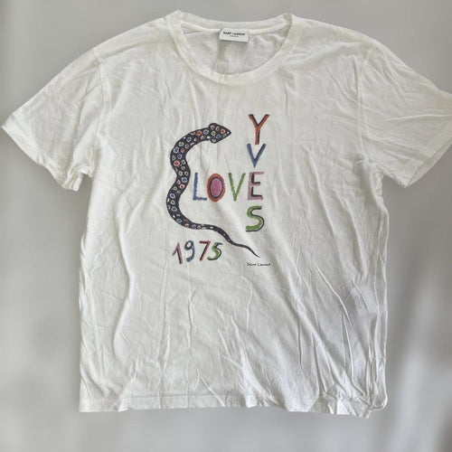 Saint Laurent Paris Short-Sleeve T Love