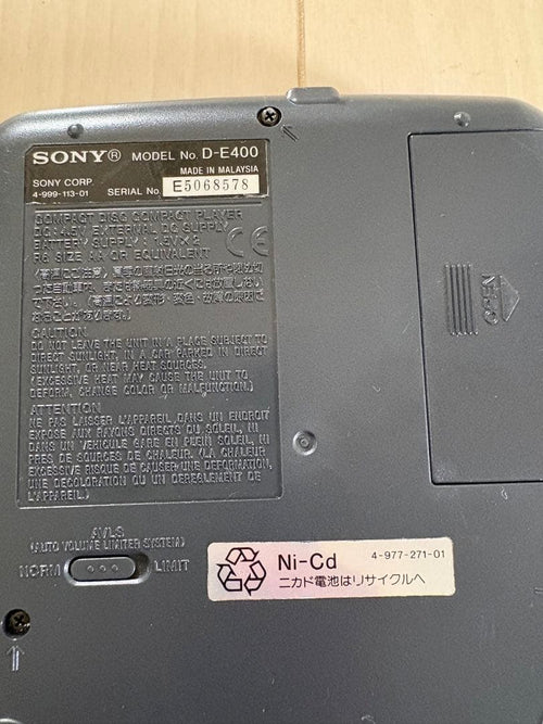 Sony Portable Cd Players D-E400