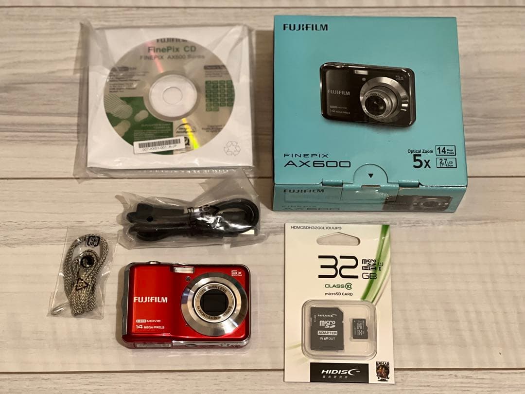 Compact Digital Camera Fujifilm Ax600 Sd