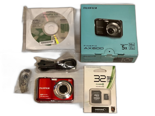 Compact Digital Camera Fujifilm Ax600 Sd