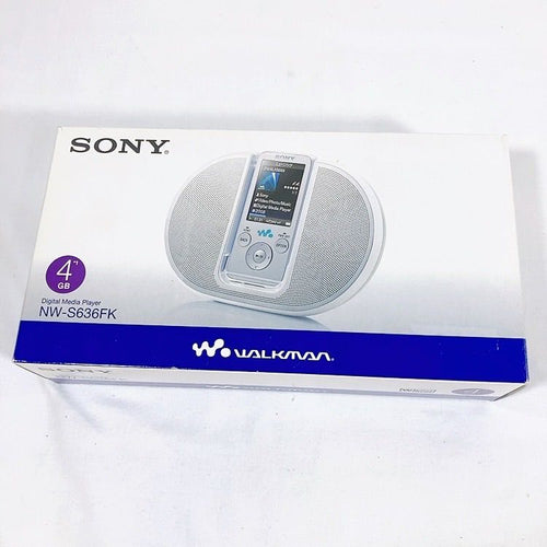 Sony Digital Audio Player Nw-S636Fk Walkman Fm 4Gb Y2K Archive