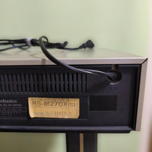 Technics Cd, Md Cassette Decks Rs-M270X